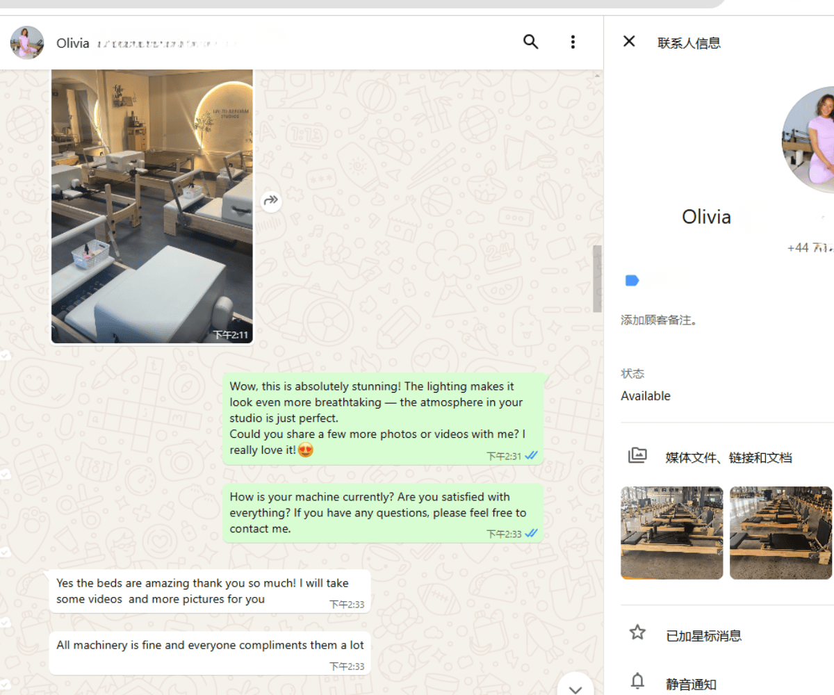 die USA Pilates Reformer Kundenrezension