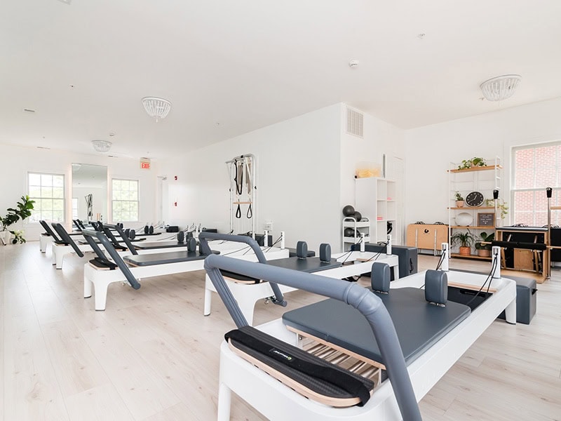 uso do estúdio de pilates reformer