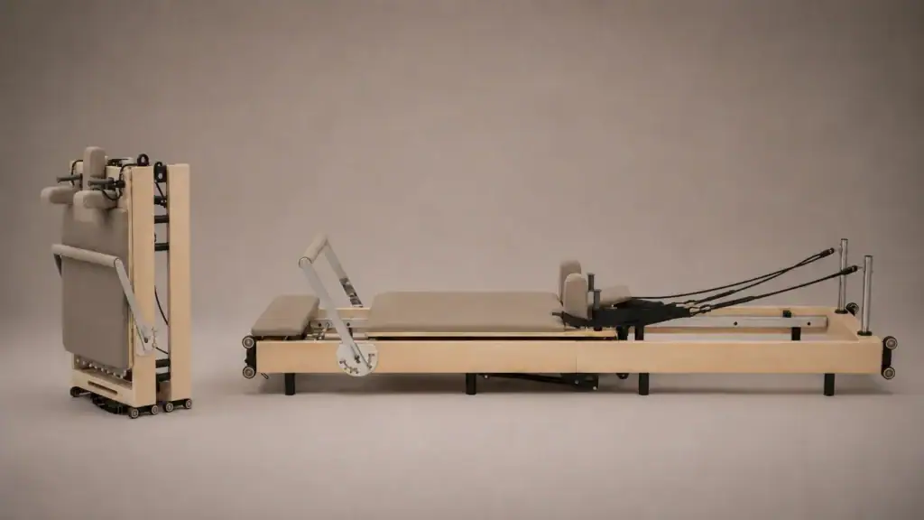 Foldable Pilates reformer