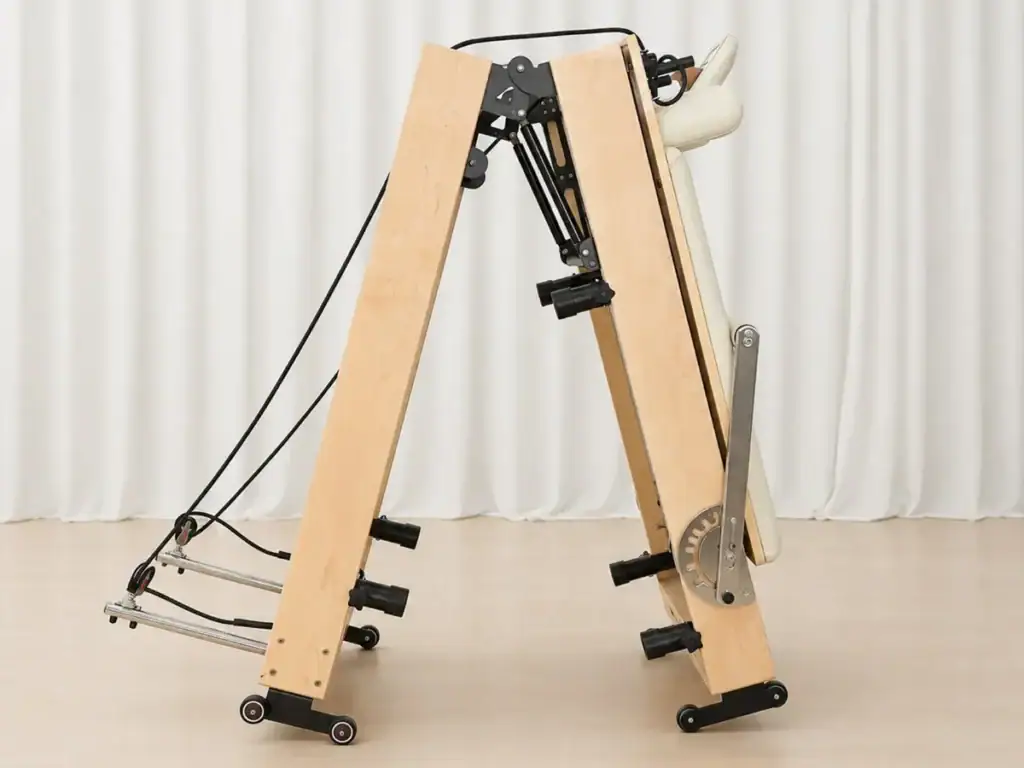 Fixed frame Pilates reformer format reference