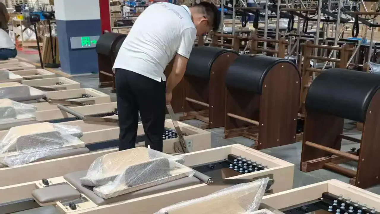 Pilates equipment quality control process