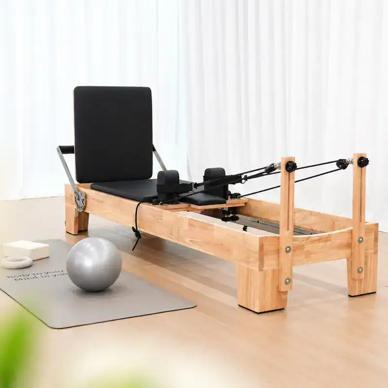 Commercial Oak Pilates Reformer
