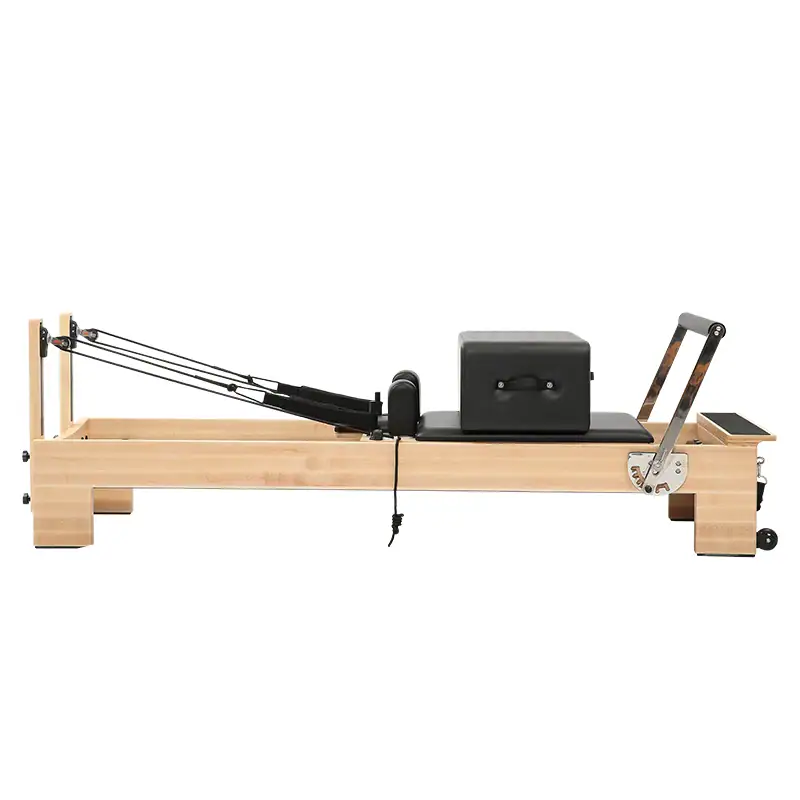Splicing Maple Wood Pilates Reformer - Image 6