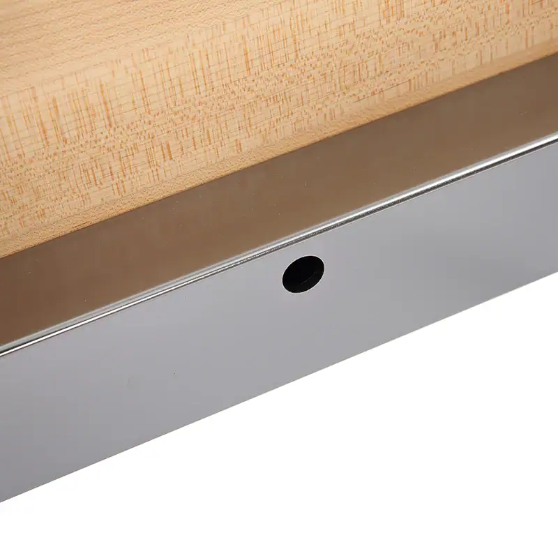 Embedded aluminum risers and double rails on WD-M SP-002