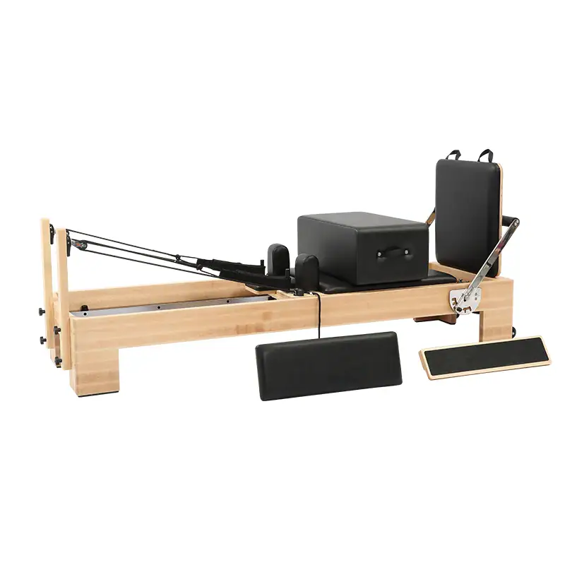 Splicing Maple Wood Pilates Reformer