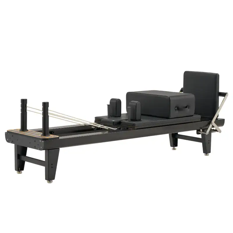 Black Aluminum Pilates Reformer - Image 7