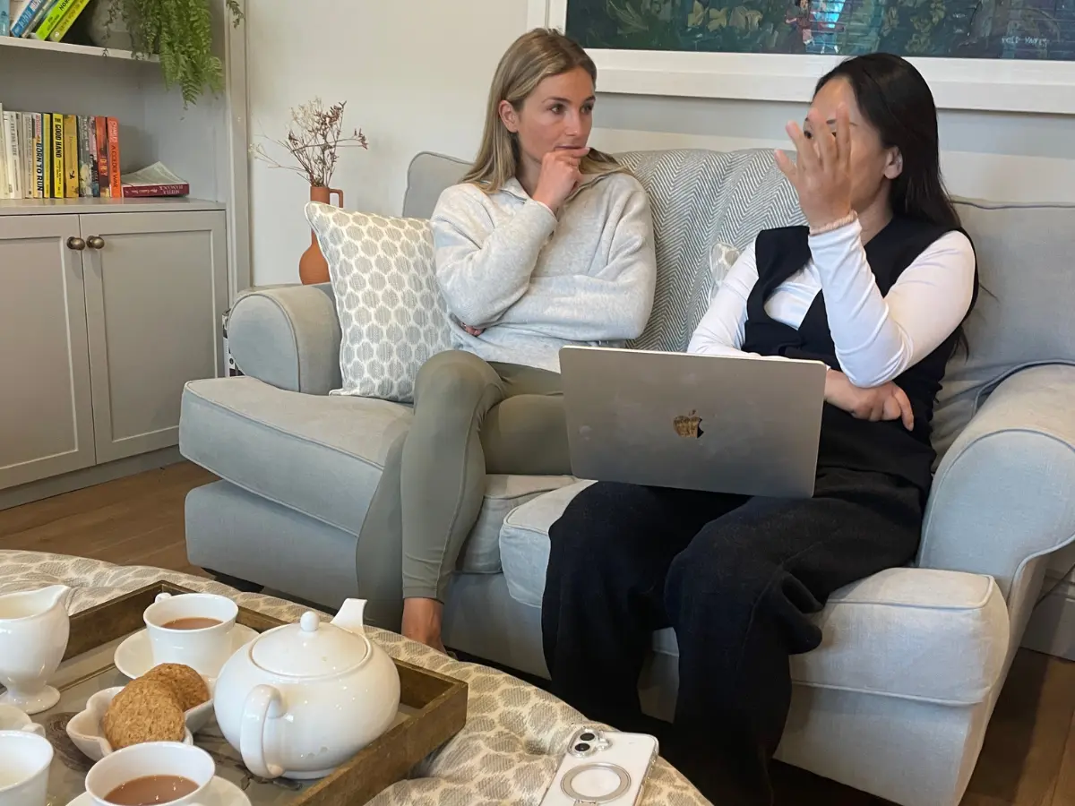 P.E.Pilates team meeting a US partner to review product and service upgrades