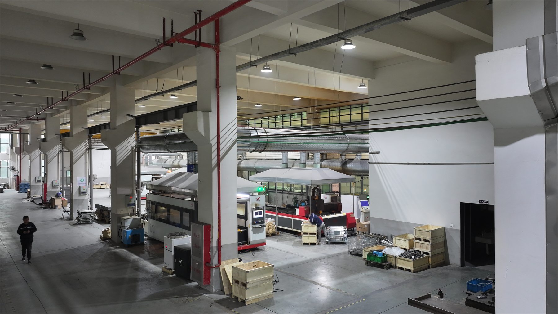 Pilates equipment factory production floor for bulk orders
