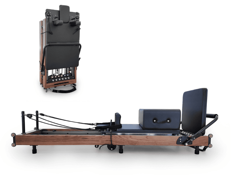 walnut wood pilates reformer