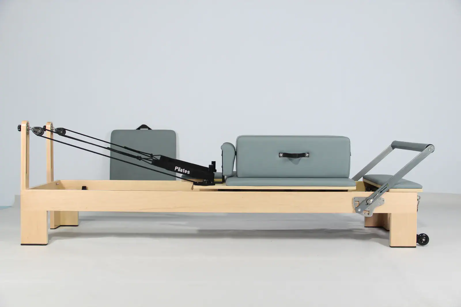 WD-MS-003 maple wood reformer available for wholesale studio projects.