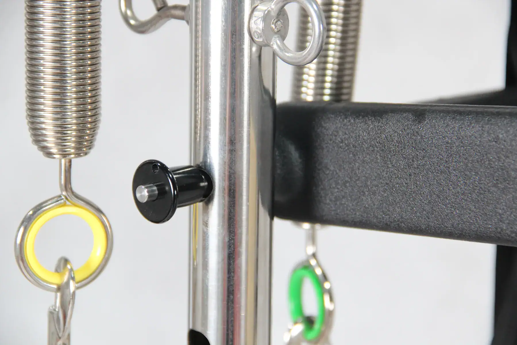Tower spring and stainless steel adjustment detail on the WD-MS PLUS-600.
