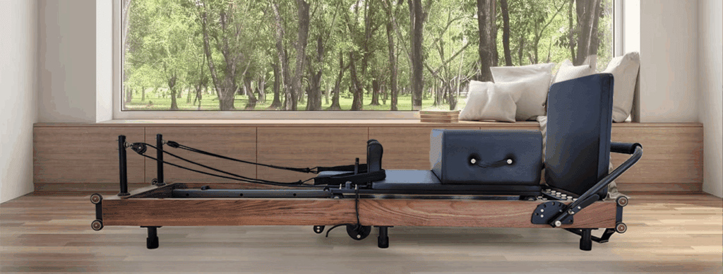 foldable walnut reformer