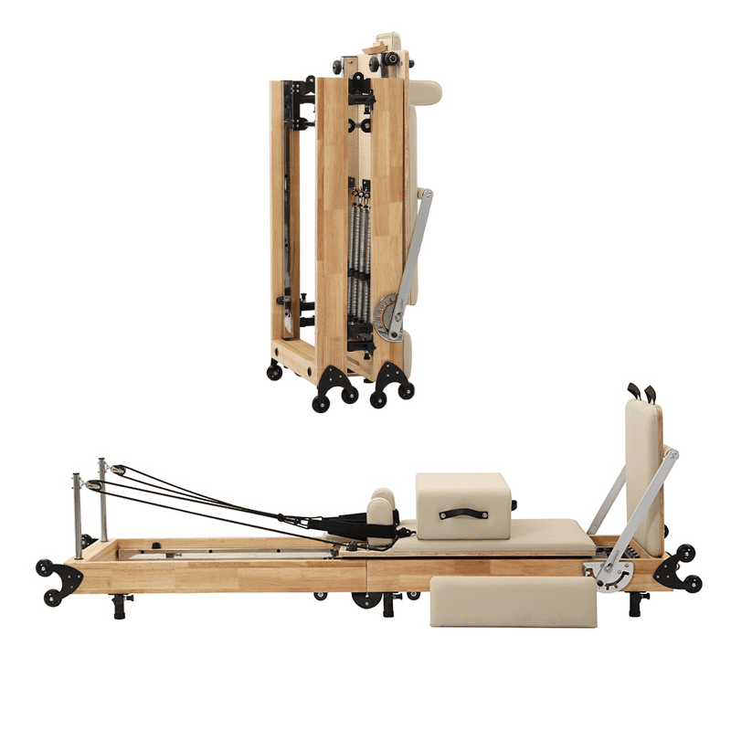 Foldable Pilates machine for studio