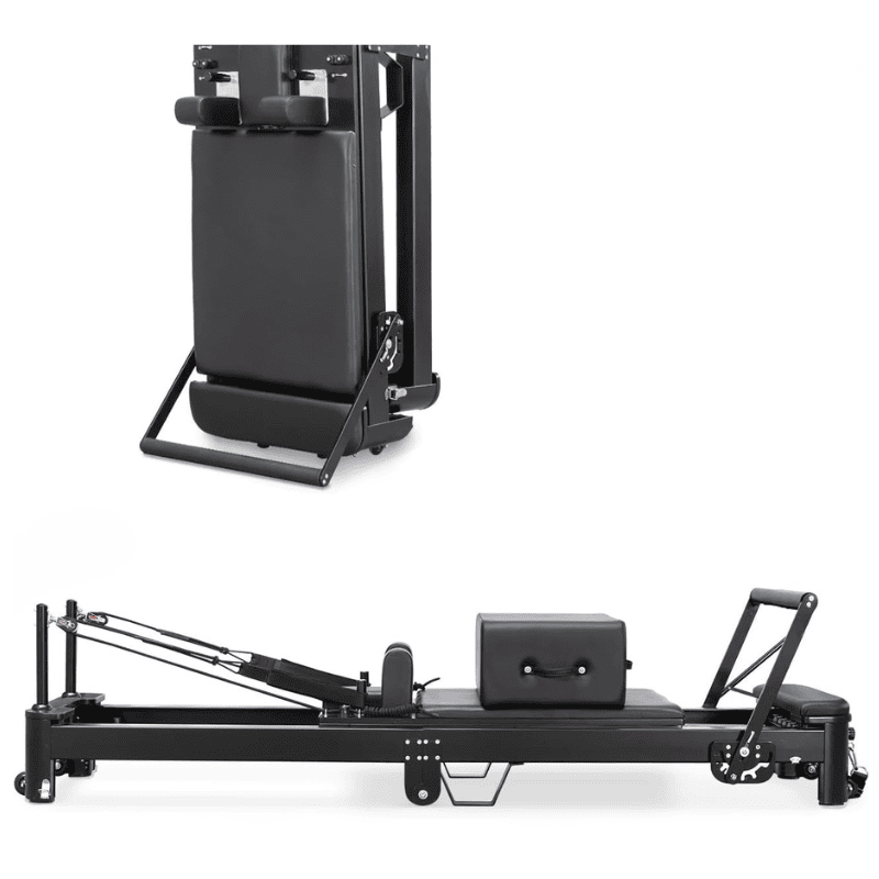 Professional foldable Pilates reformer bed for trainers