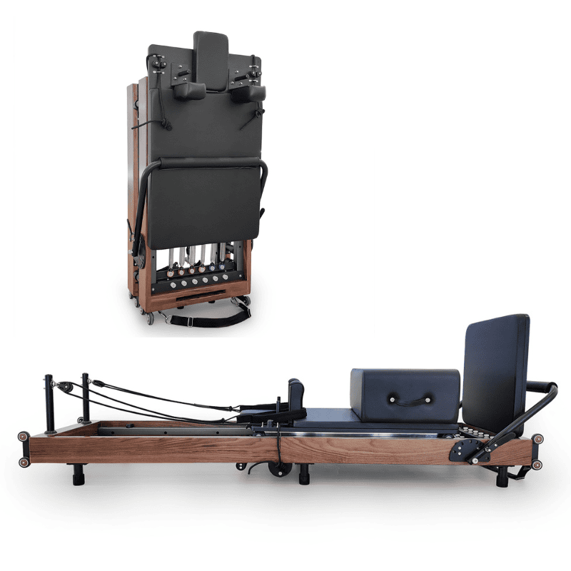 foldable walnut wood reformer for sale