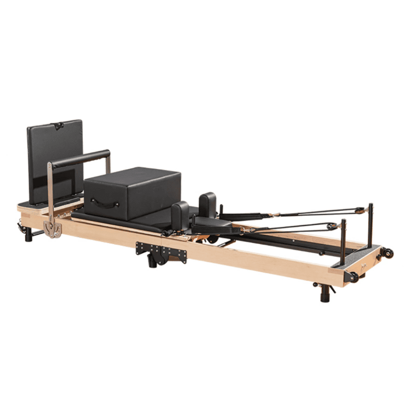 Wooden foldable Pilates reformer for wholesale
